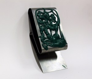 Phil (366) 2011, Acrylic Paint on metal, 12x25x10cm