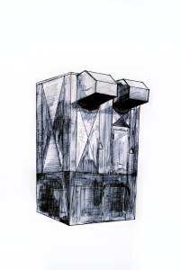 Monks, 2011, Ink on Paper, 30x50cm